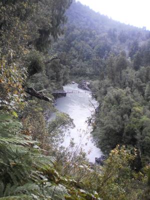 Die Schlucht von oben
